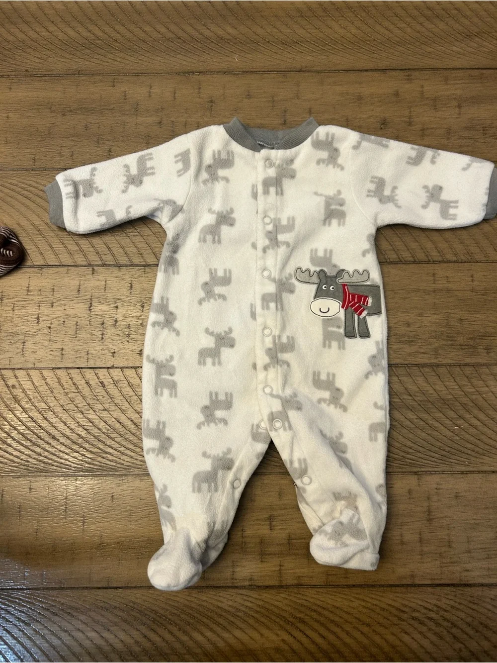 Newborn Baby Boy footie pajamas
